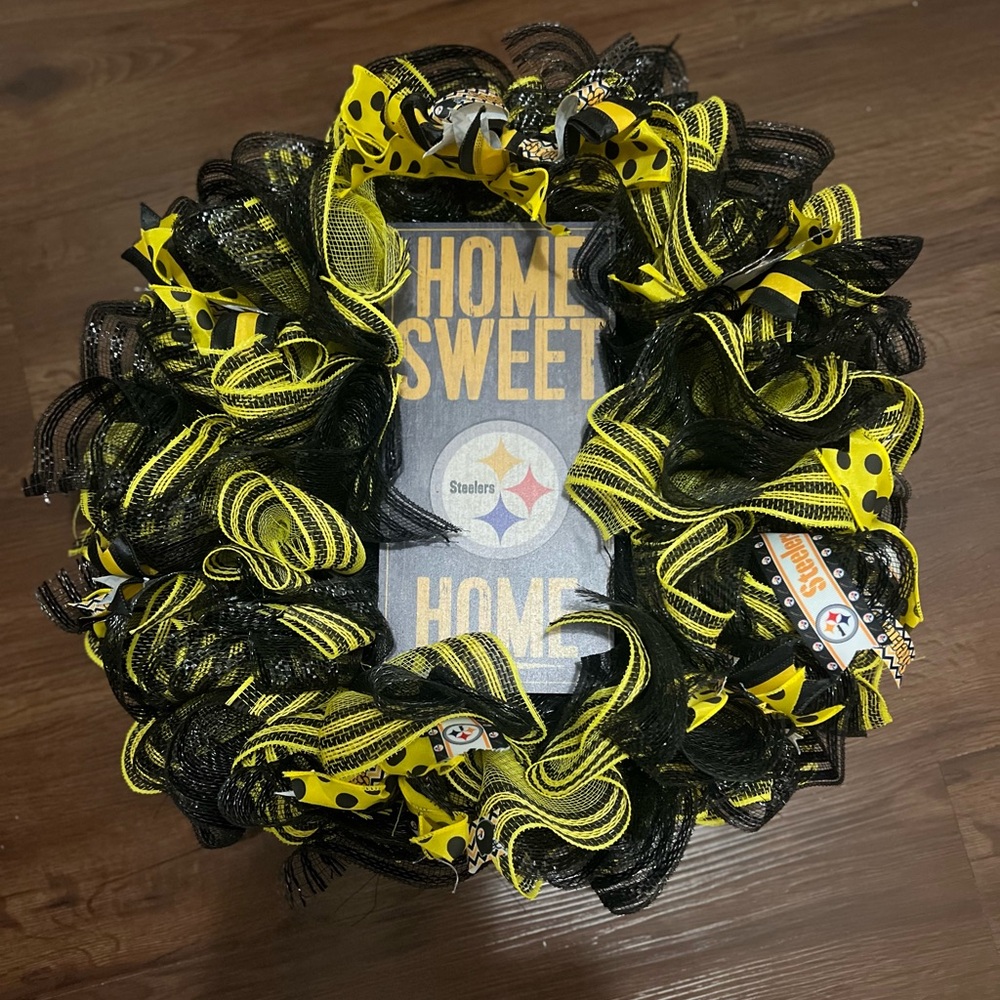 Steelers door decor